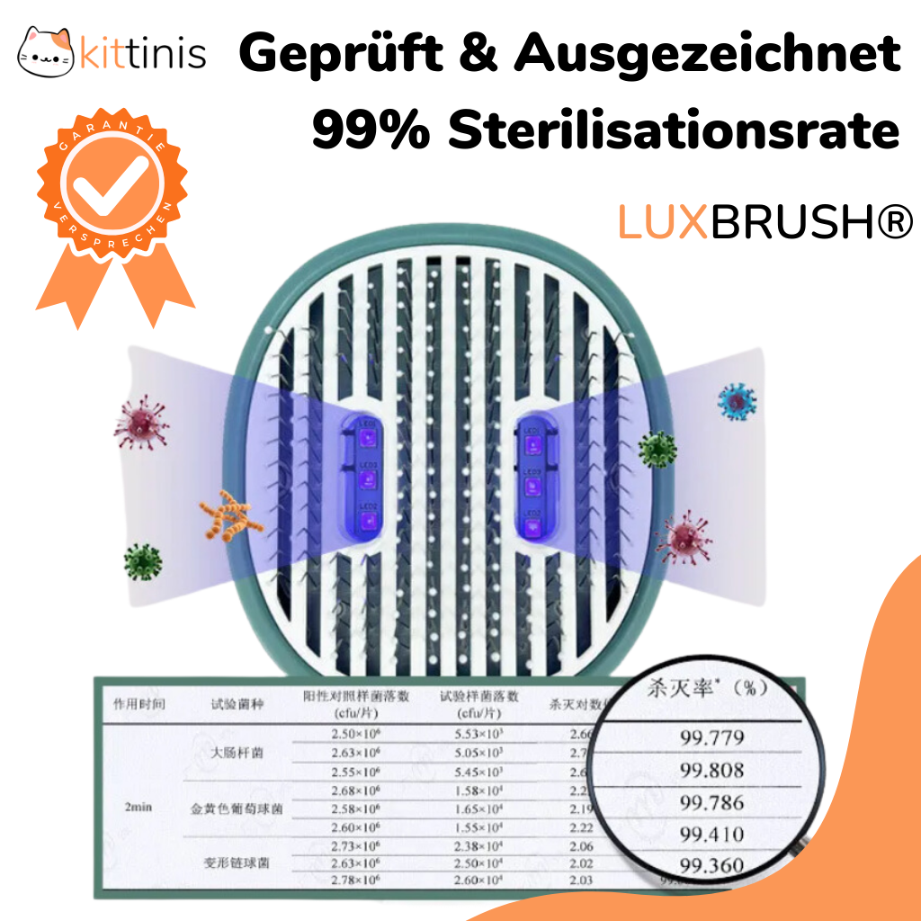 KITTINIS - LUXBRUSH® (UV-Zeckenbürste) | 50 % RABATT!