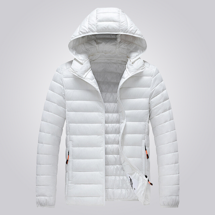 Gletscher-Wintermantel mit Kapuze
