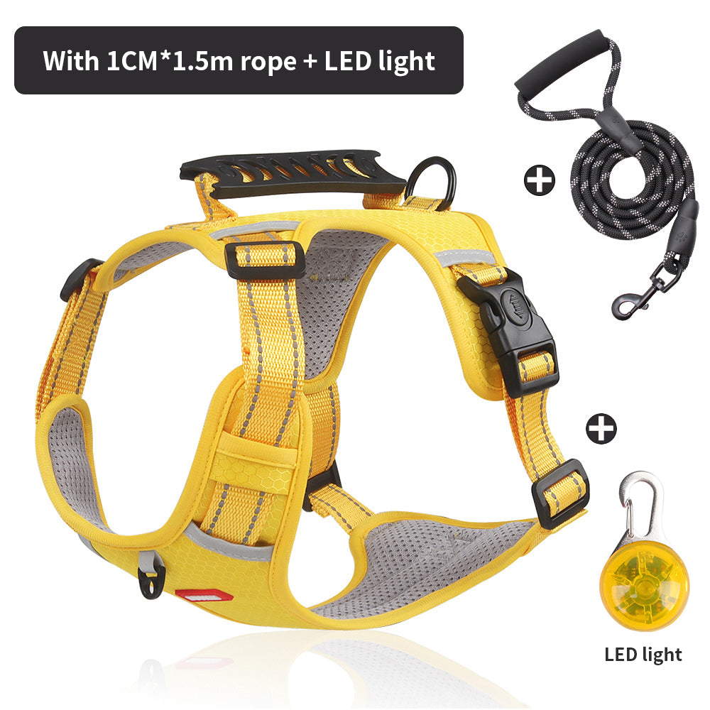 Hundegeschirr Reflektiv Verstellbar Atmungsaktiv