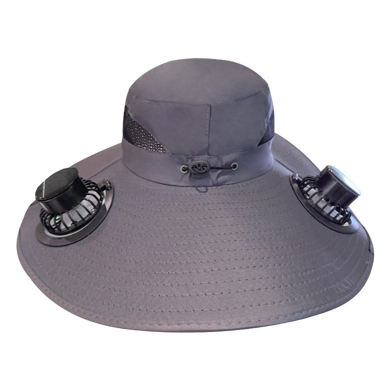 Breiter Outdoor - Sonnenhütte mit Sonnenfächern