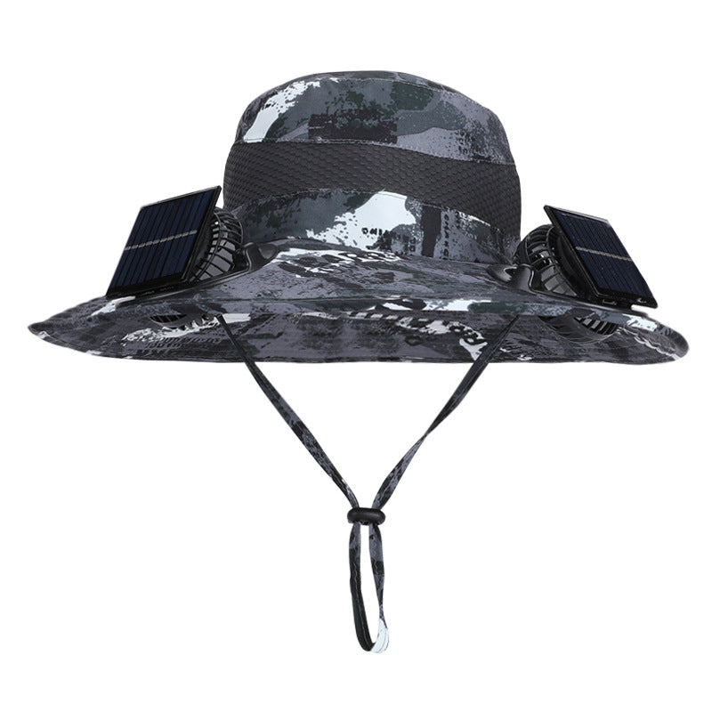 Breiter Outdoor - Sonnenhütte mit Sonnenfächern