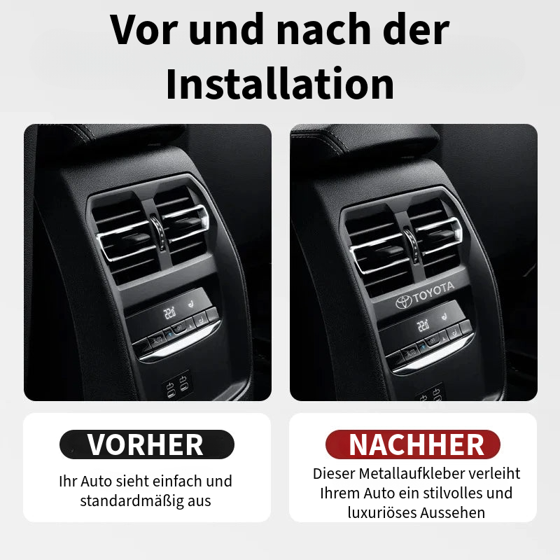 Luxury metal stickers