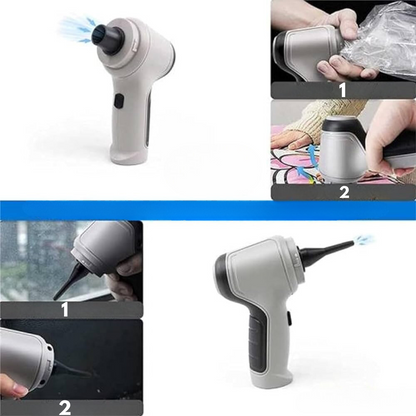 TurboClean Pro™ | Ultimative Power, Kabellose Freiheit für Auto-Staubsauger!