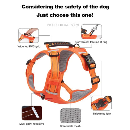Hundegeschirr Reflektiv Verstellbar Atmungsaktiv