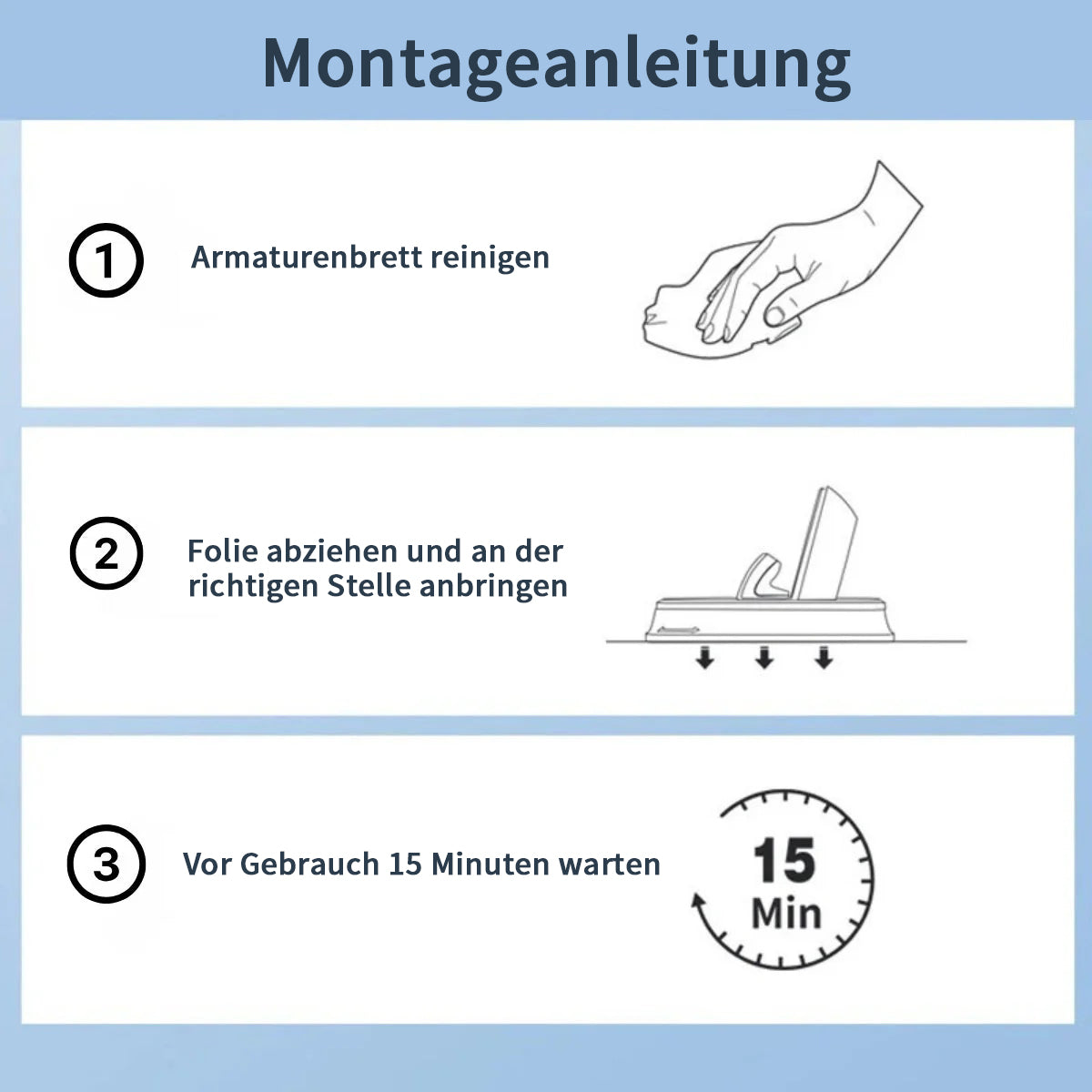 Dashboard-Navigations-Handyhalterung 