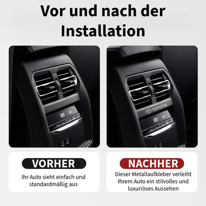 Luxury metal stickers